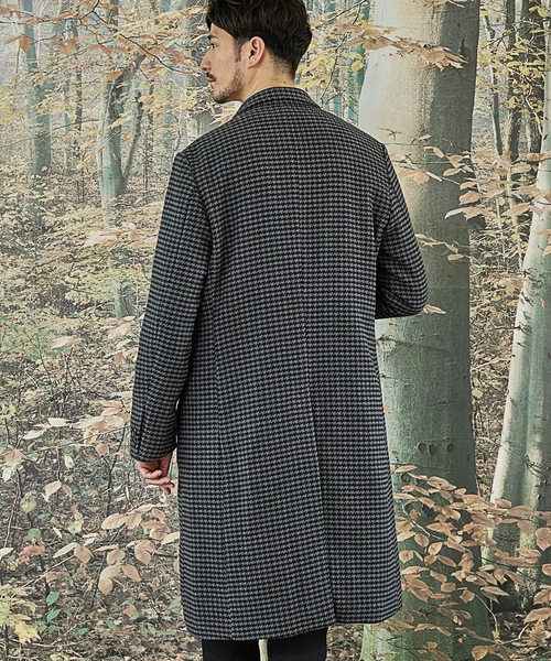 「UNION STATION」 チェスターコート M ブラック メンズ_画像7