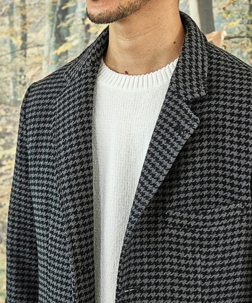 「UNION STATION」 チェスターコート M ブラック メンズ_画像9