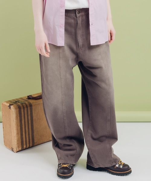 「MUHET」 デニムパンツ SMALL インディゴブルー メンズ_画像5