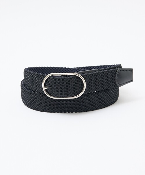 ベルト 「ABAHOUSE　les essentiels」　　リバーシブルゴムメッシュベルト　フリーサイズ メンズ レディース