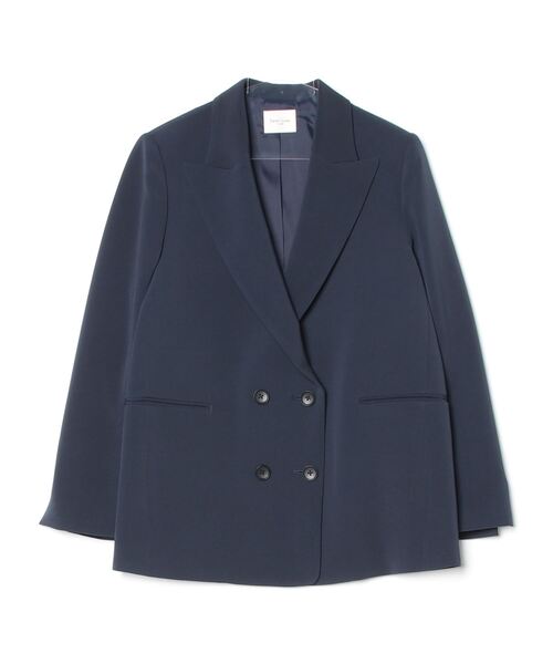 Demi-Luxe BEAMS」 テーラードジャケット 36 ネイビー レディース 