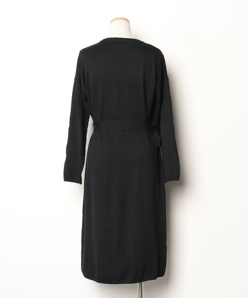 「CAROLINA GLASER」 ニットワンピース ONE SIZE ブラック レディース_画像2