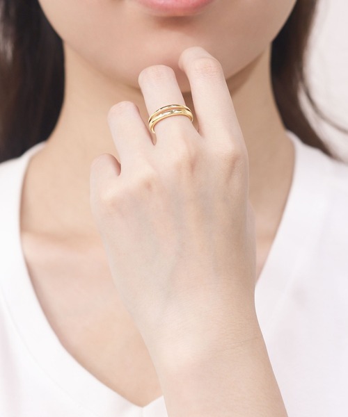 「BLOOM」 リング 14号 ゴールド レディース_画像3