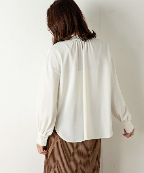 「MILLION CARATS」 長袖ブラウス FREE オフホワイト レディース_画像5