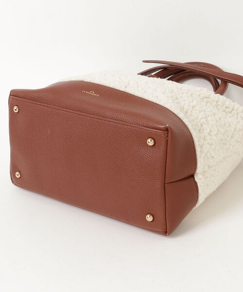 「LA BAGAGERIE」 ハンドバッグ FREE キャメル レディース_画像3