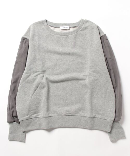 「DouDou」 スウェットカットソー FREE グレー レディース_画像2