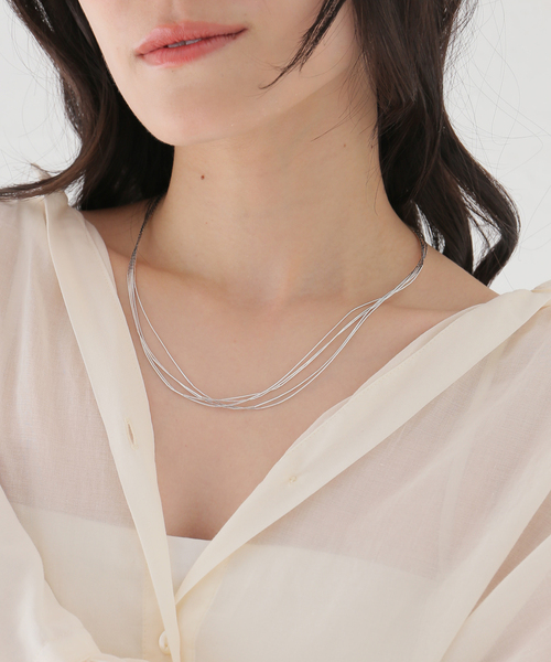 ネックレス 「追加」Native SilverStreams ネックレス5連 45cm NSS1005450 レディースの画像