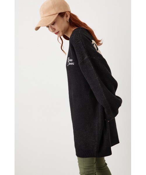 「RODEO CROWNS WIDE BOWL」 ニットワンピース FREE 杢グレー レディース_画像4