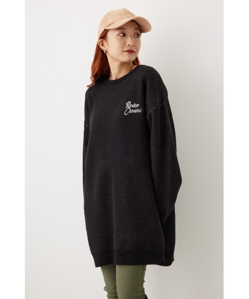 「RODEO CROWNS WIDE BOWL」 ニットワンピース FREE 杢グレー レディース_画像6