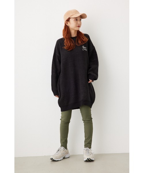 「RODEO CROWNS WIDE BOWL」 ニットワンピース FREE 杢グレー レディース_画像7