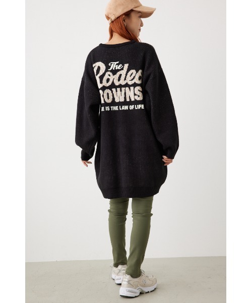 「RODEO CROWNS WIDE BOWL」 ニットワンピース FREE 杢グレー レディース_画像9