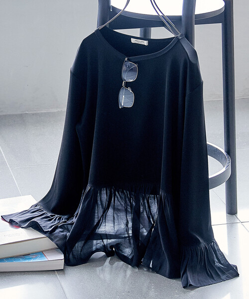 FREAK'S STORE（フリークスストア） tシャツ 異素材 ドッキング ロンT