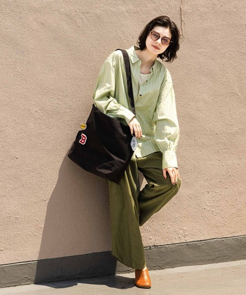 「niko and...」 パンツ MEDIUM カーキ レディース_画像2