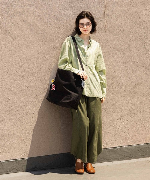 「niko and...」 パンツ MEDIUM カーキ レディース_画像4