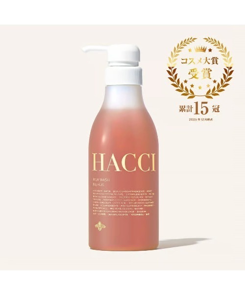 HACCI（ハッチ） ボディソープ hacci ボディウォッシュ BEE HUG 385mL