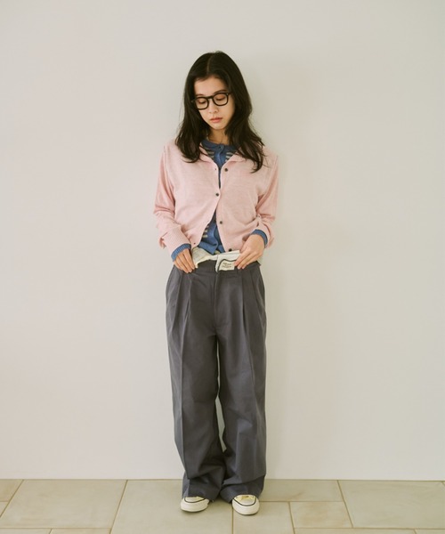common gull products. チノパン 二層の腰周りなチノパンツ レディース
