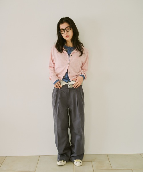 common gull products. チノパン 二層の腰周りなチノパンツ レディース