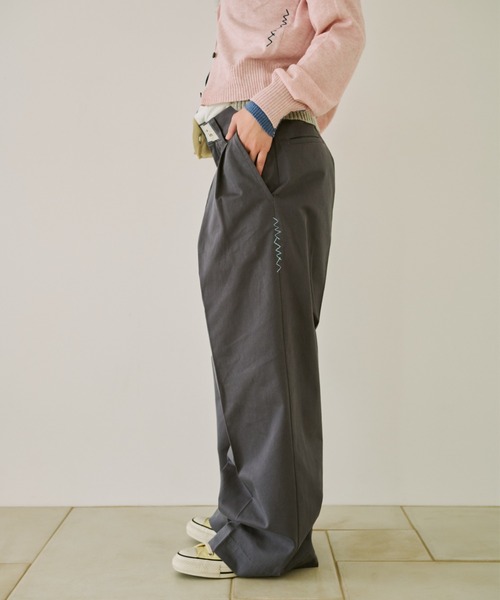 common gull products. チノパン 二層の腰周りなチノパンツ レディース