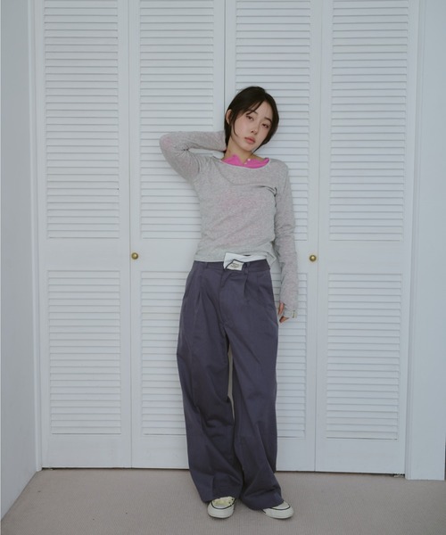 common gull products. チノパン 二層の腰周りなチノパンツ レディース