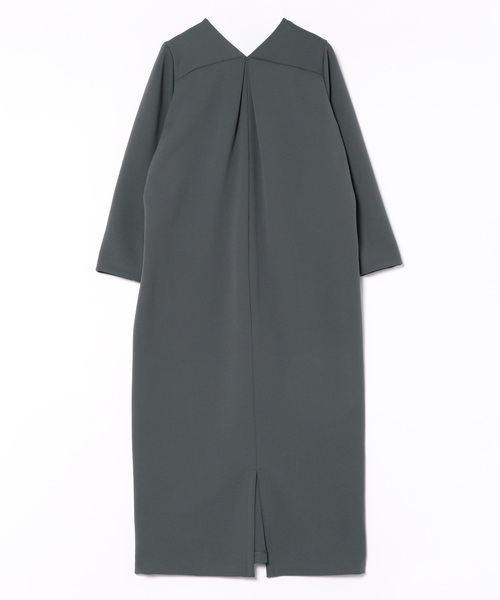 「STYLE DELI」 7分袖ワンピース 01 グレー レディース_画像3