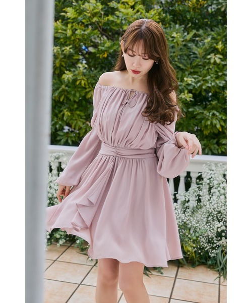Her lip to ワンピース Anaelle Chiffon Mini Dress : ZOZOTOWN Yahoo