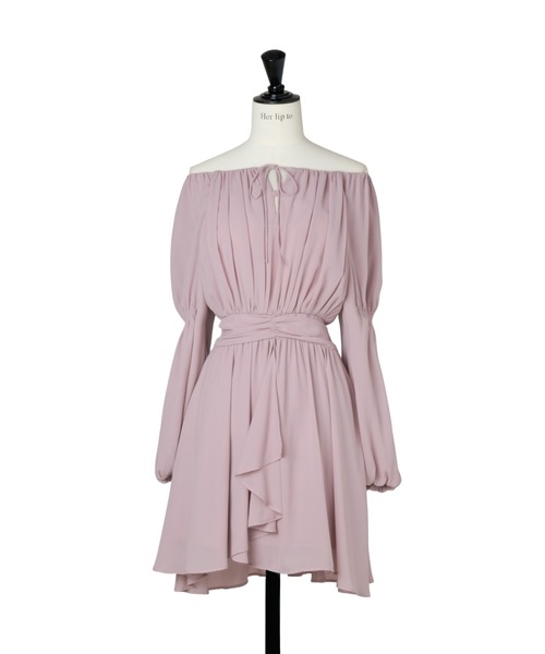Her lip to ワンピース Anaelle Chiffon Mini Dress : ZOZOTOWN Yahoo