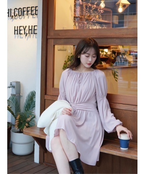 Her lip to ワンピース Anaelle Chiffon Mini Dress : ZOZOTOWN Yahoo