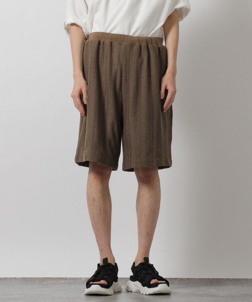 MM6 クロップドハーフパンツ（バミューダパンツ）　ここのえ期 LAKOLE（ラコレ） ハーフパンツ パンツ 短パン 「セットアップ可
