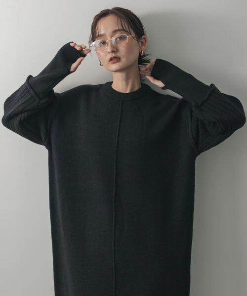 「SENSE OF PLACE by URBAN RESEARCH」 ニットワンピース ONE モカ レディース_画像2
