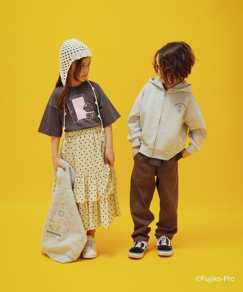 GLOBAL WORK（グローバルワーク） tシャツ ドラえもん/ダンボールZIP