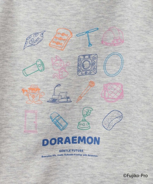 GLOBAL WORK（グローバルワーク） tシャツ ドラえもん/ダンボールZIP