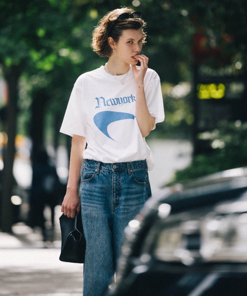 CREDONA PARMANENT TEE クレドナ Tシャツ ブルー CREDONA（クレドナ） tシャツ 半袖 PARMANENT TEE/パーマネントTシャツ