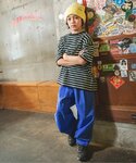 ワイドパンツ パンツ ダブルタックイージーワイ...の詳細画像3