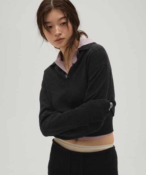TODAYFUL ニット セーター Layered Polo Knit レディース : ZOZOTOWN
