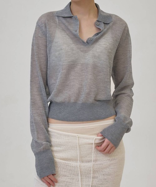 TODAYFUL ニット セーター Layered Polo Knit レディース : ZOZOTOWN