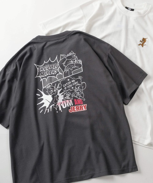tシャツ 半袖 「71」「TOM＆JERRY/トムとジェリー」 クールマックス