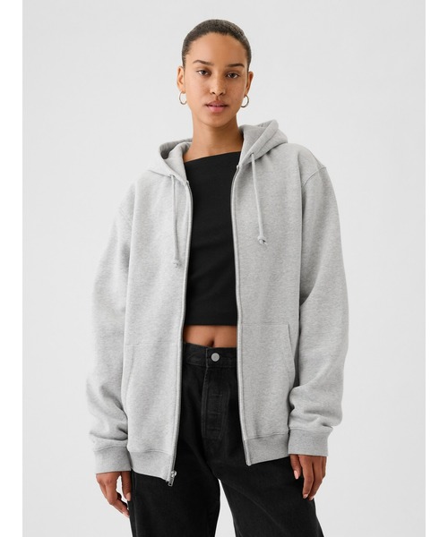 polo RalphパーカーLグレーsupremeユニクロGAP GAP（ギャップ） ジップアップパーカー L ライトグレー メンズ