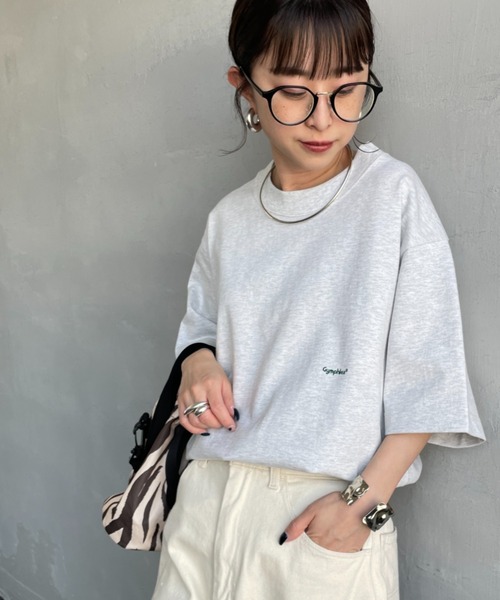 tシャツ 「GYMPHLEX/ジムフレックス」 ヘビーウェイトジャージー ワイドシルエットTシャツ レディース メンズの画像
