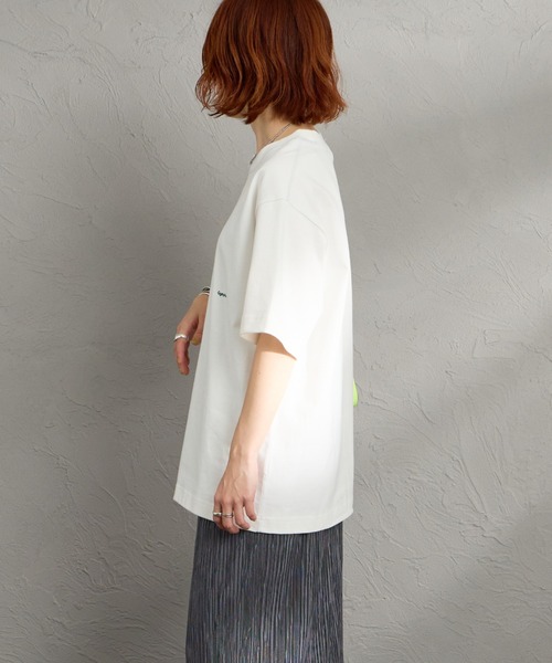 tシャツ 「GYMPHLEX/ジムフレックス」 ヘビーウェイトジャージー ワイドシルエットTシャツ レディース メンズの画像