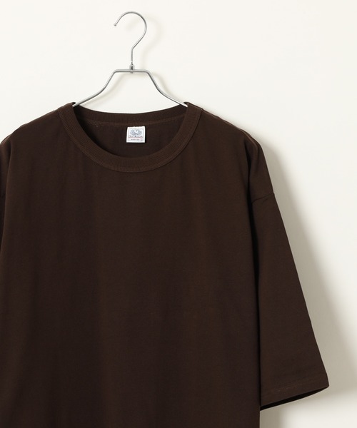 House on the Hill 半袖 Tシャツ ブラウン FRUIT OF THE LOOM（フルーツオブザルーム） tシャツ 半袖 ヘビー
