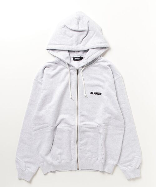 「XLARGE」 ジップアップパーカー X-LARGE アッシュ メンズの画像