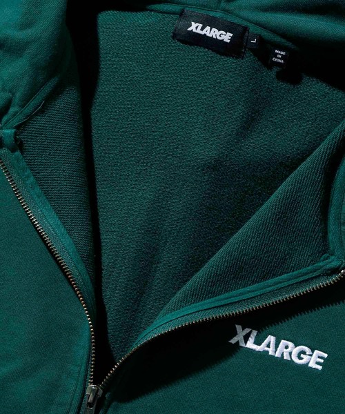 「XLARGE」 ジップアップパーカー X-LARGE アッシュ メンズの画像