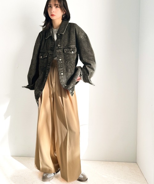 「classicalelf」 デニムジャケット X-LARGE ブルー レディース_画像9