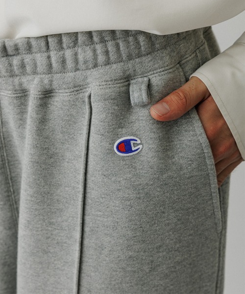 「Champion」 イージーパンツ M ブラック メンズの画像
