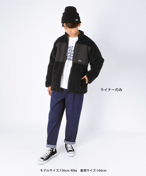 「GLAZOS」 「KIDS」マウンテンパーカー 140cm カーキ キッズ_画像3