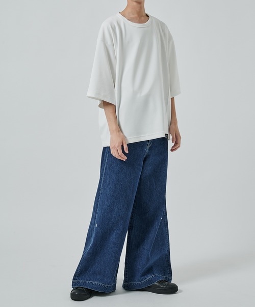 「SHAREEF」 半袖Tシャツ 1 ホワイト メンズ_画像3