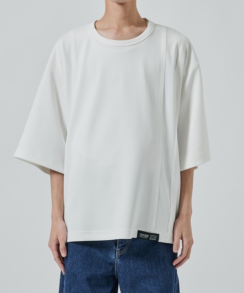 「SHAREEF」 半袖Tシャツ 1 ホワイト メンズ_画像4