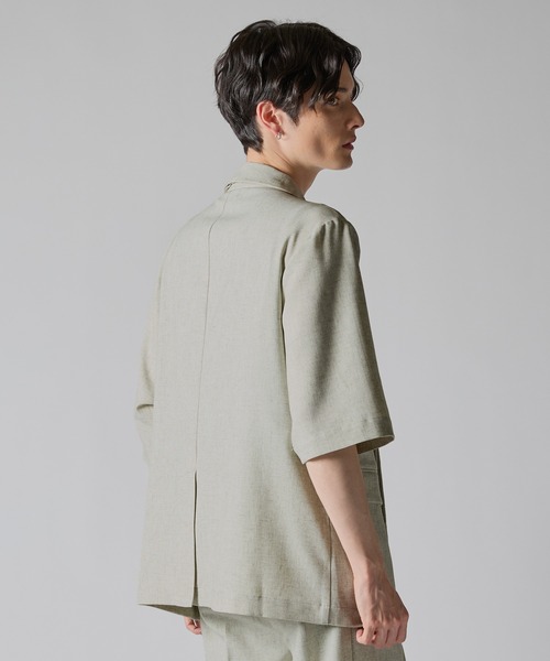 「CLEL」 テーラードジャケット S グレー メンズ_画像3