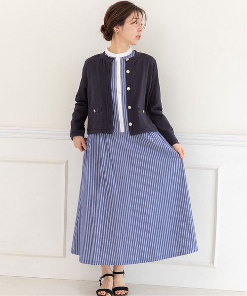 「PREFERIR」 カーディガン LARGE ネイビー レディース_画像7