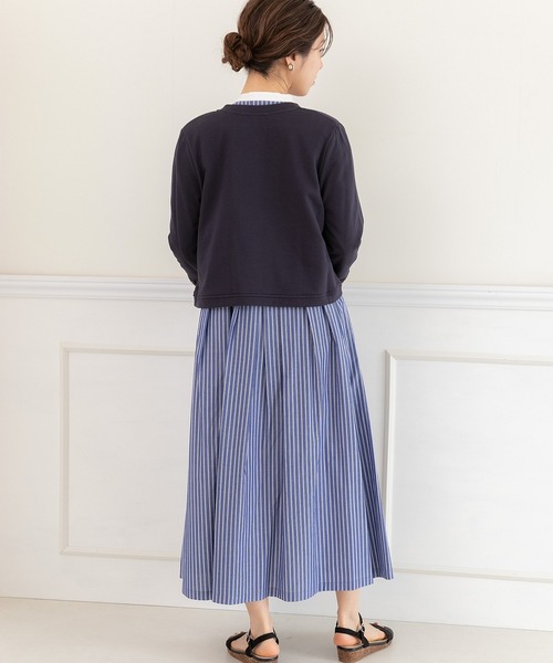 「PREFERIR」 カーディガン LARGE ネイビー レディース_画像9